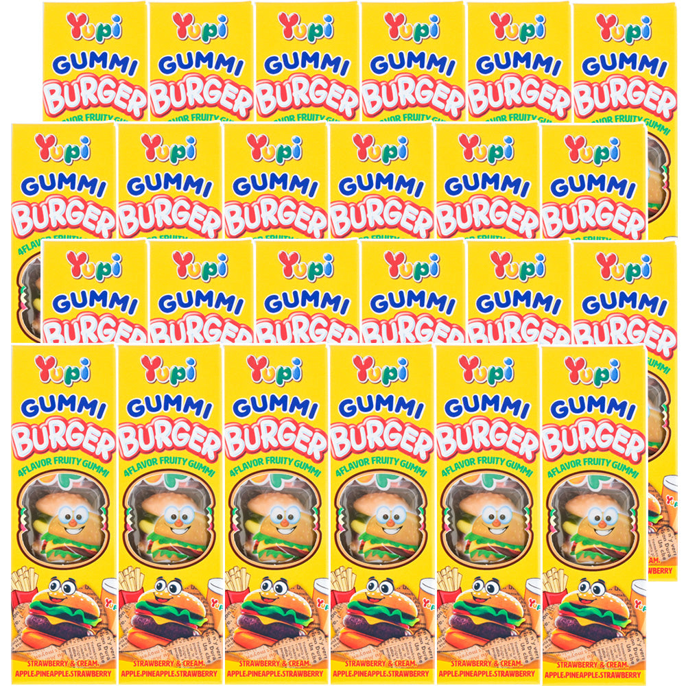 EIM YUPI グミバーガー３Ｐ 送料無料 パーティーグミ 海外グミ 輸入グミ エイム ユピ ハンバーガーグミ 変わり種グミ SNS