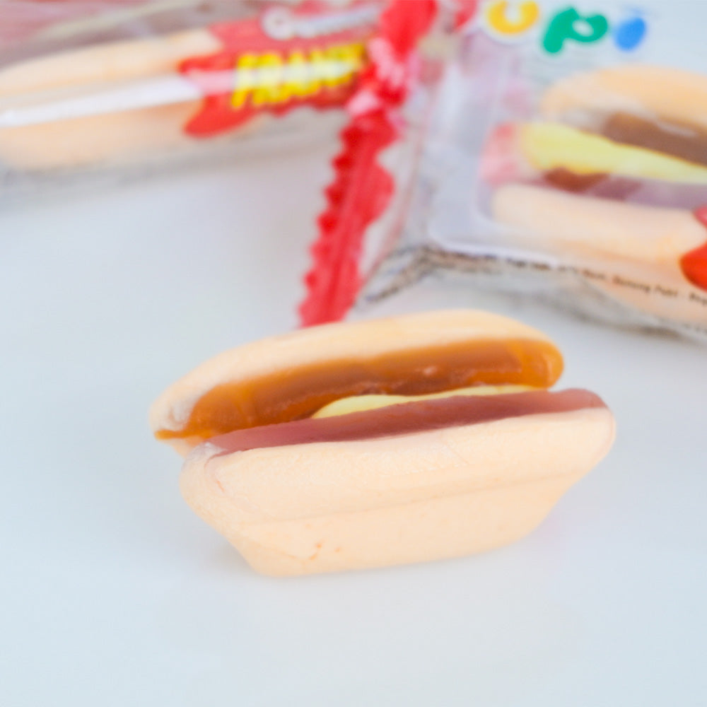 EIM YUPI グミホットドッグ３Ｐ 送料無料 パーティーグミ 海外グミ 輸入グミ エイム ユピ 変わり種グミ SNS