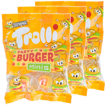トローリ グミ パーティバーガーミニ ５０ｇ 送料無料 パーティーグミ 海外グミ 輸入グミ ハンバーガーグミ 変わり種グミ SNS