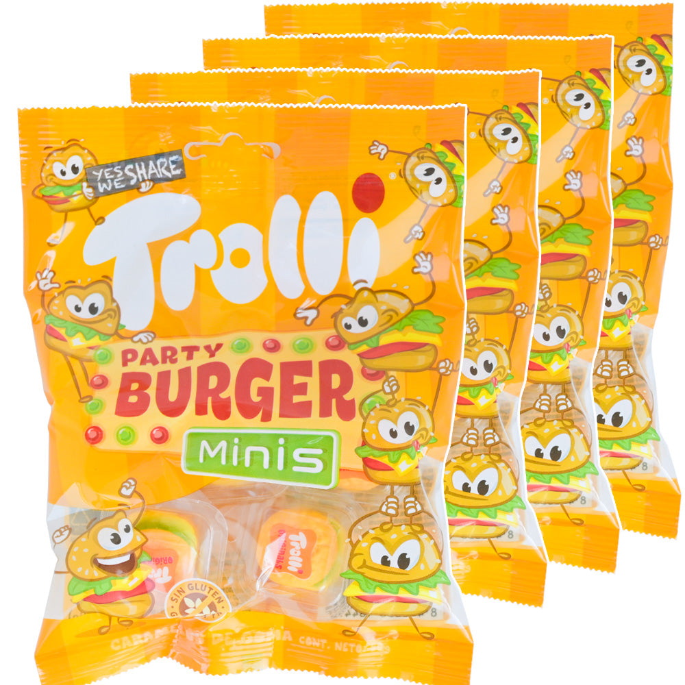 トローリ グミ パーティバーガーミニ ５０ｇ 送料無料 パーティーグミ 海外グミ 輸入グミ ハンバーガーグミ 変わり種グミ SNS
