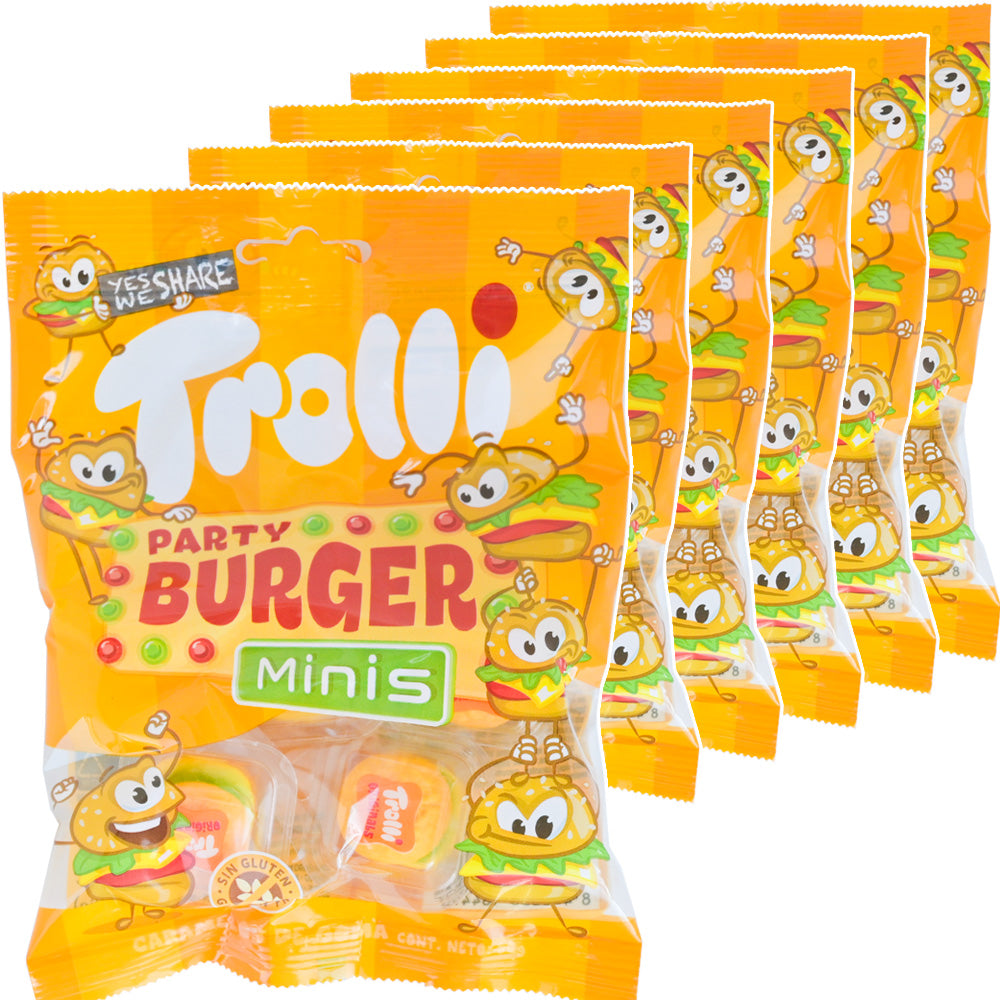 トローリ グミ パーティバーガーミニ ５０ｇ 送料無料 パーティーグミ 海外グミ 輸入グミ ハンバーガーグミ 変わり種グミ SNS