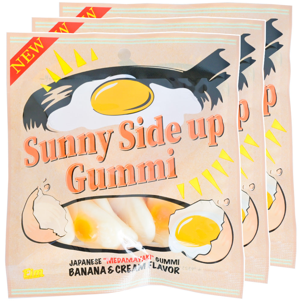 EIM サニーサイドアップグミ ５０ｇ 送料無料 バナナ＆クリーム 目玉焼き スペイン 海外グミ 輸入グ エイム プレゼント ハロウィン クリスマス SNS