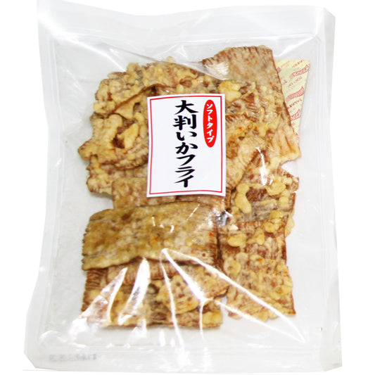 送料込み 広島名産 得々大判 いかフライ 126g しっとりやわらかタイプ イカ天 おつまみ 魷脆餅 下酒菜