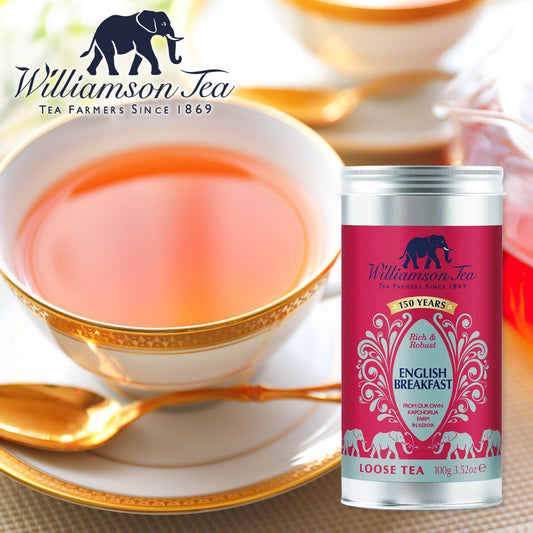 Williamson Tea ウィリアムソンティー イングリッシュブレックファースト 缶 100ｇ 送料込み 紅茶 ケニア イギリス