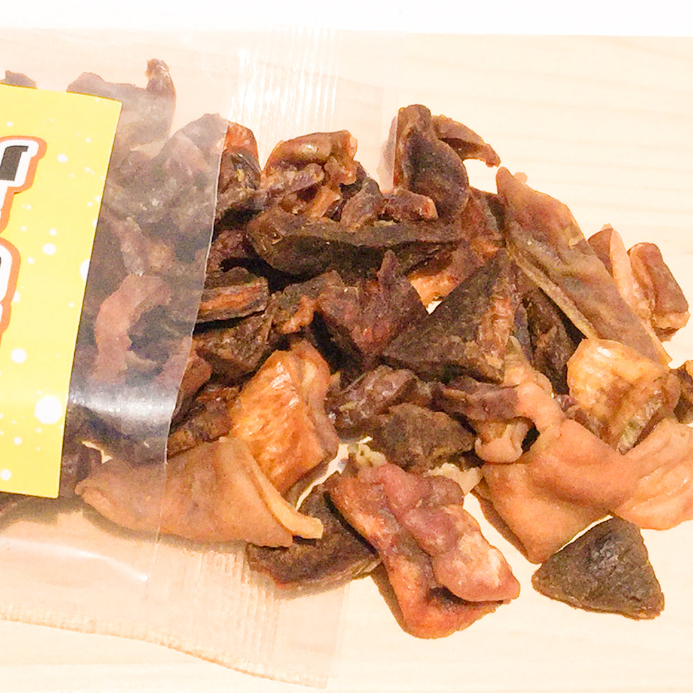 ミックスホルモン せんじ肉 ７０ｇ ５０袋セット 送料無料 豚ハツ、豚胃、鶏砂肝入り 訳あり おつまみ せんじがら ビール 珍味 広島名産