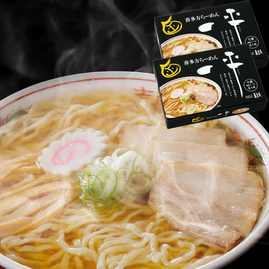 喜多方ラーメン 一平 4食×2箱セット 生麺 しょうゆスープ 福島 ご当地ラーメン 送料無料