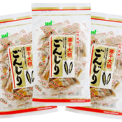 村岡食品 寒干し大根 ごんじり 75g 個包装 ポスト便セット