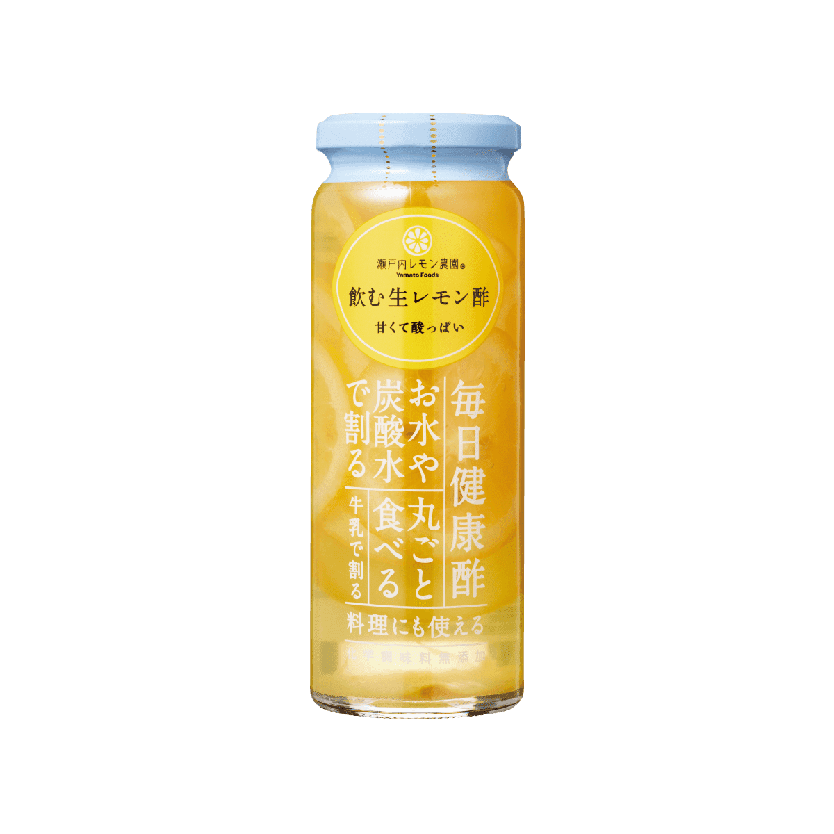 ヤマトフーズ 瀬戸内レモン＆りんご酢 220g 3本セット 広島県産レモン使用 化学調味料無添加
