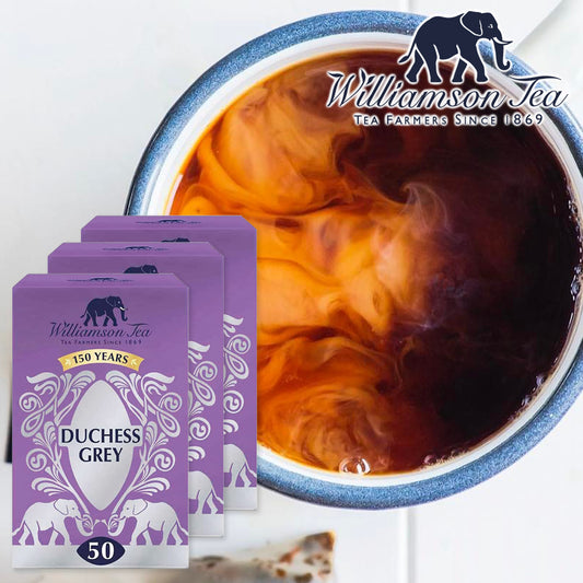 Williamson Tea ウィリアムソンティー ダッチェスグレイ ティーバック 3箱 (1箱2.5ｇ×50P) 送料込み 紅茶 ケニア イギリス