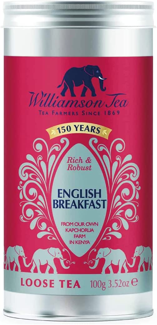 Williamson Tea ウィリアムソンティー イングリッシュブレックファースト 缶 100ｇ 2缶 送料込み 紅茶 ケニア イギリス