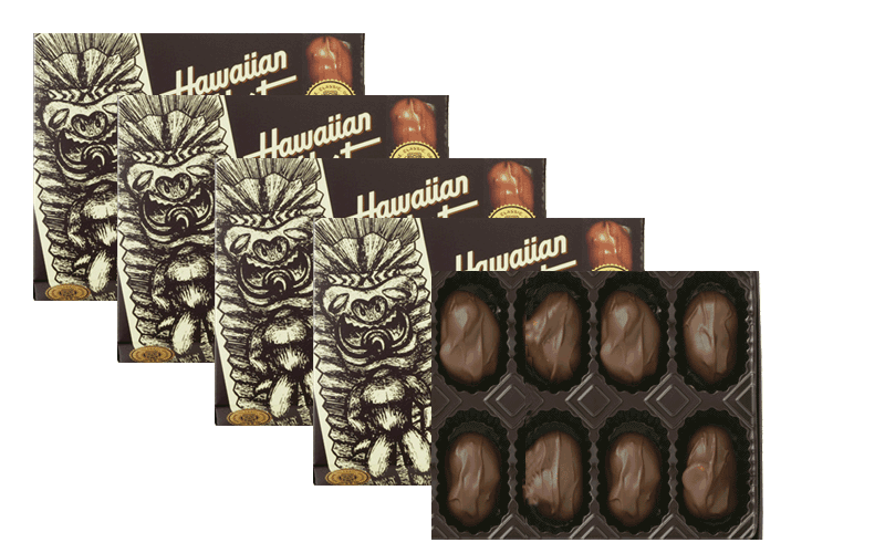 ハワイアンホストマカダミアナッツチョコレート8粒の商品画像