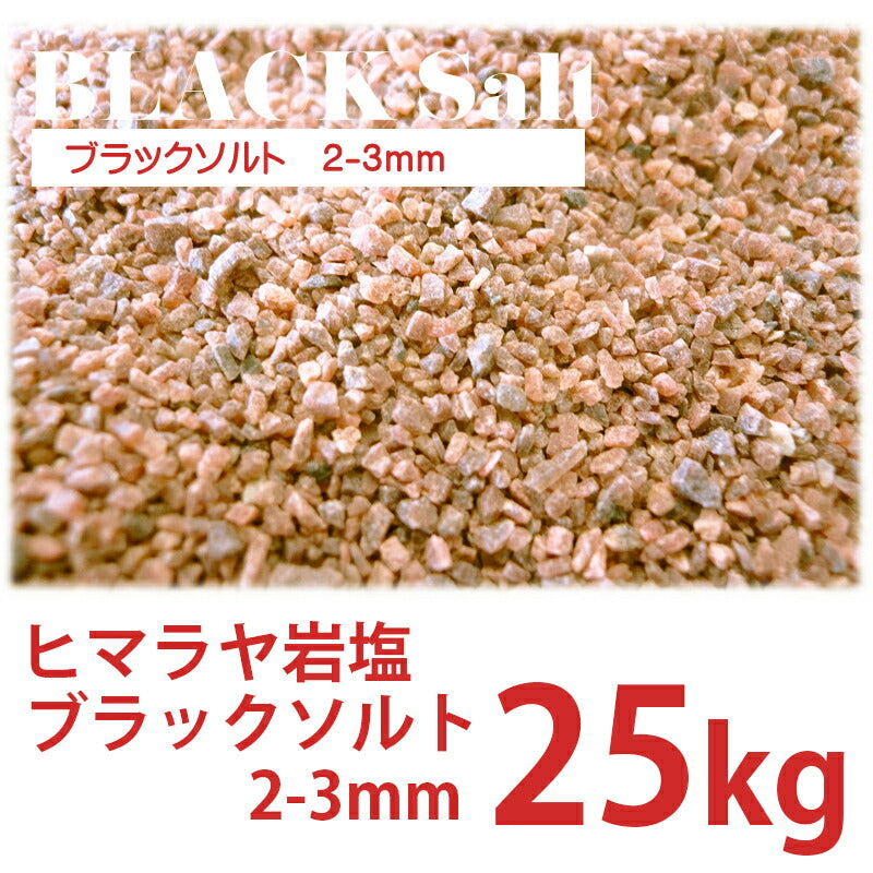 ブラックソルト 2-3mm 25kg 業務用
