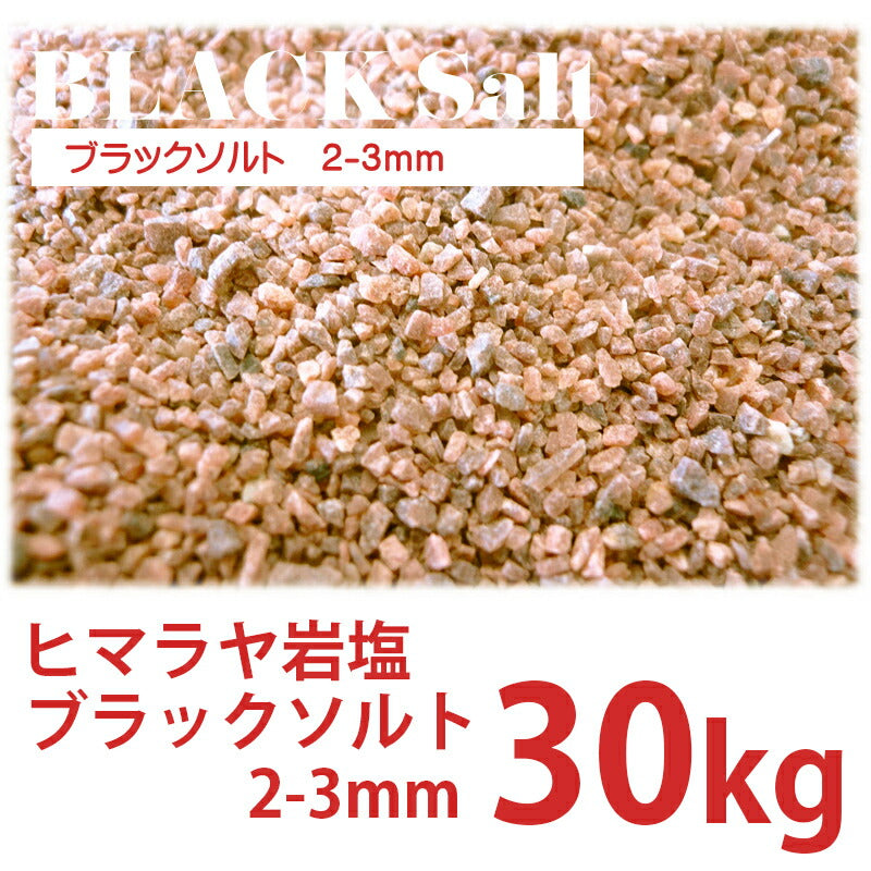 ブラックソルト 2-3mm 30kg 業務用