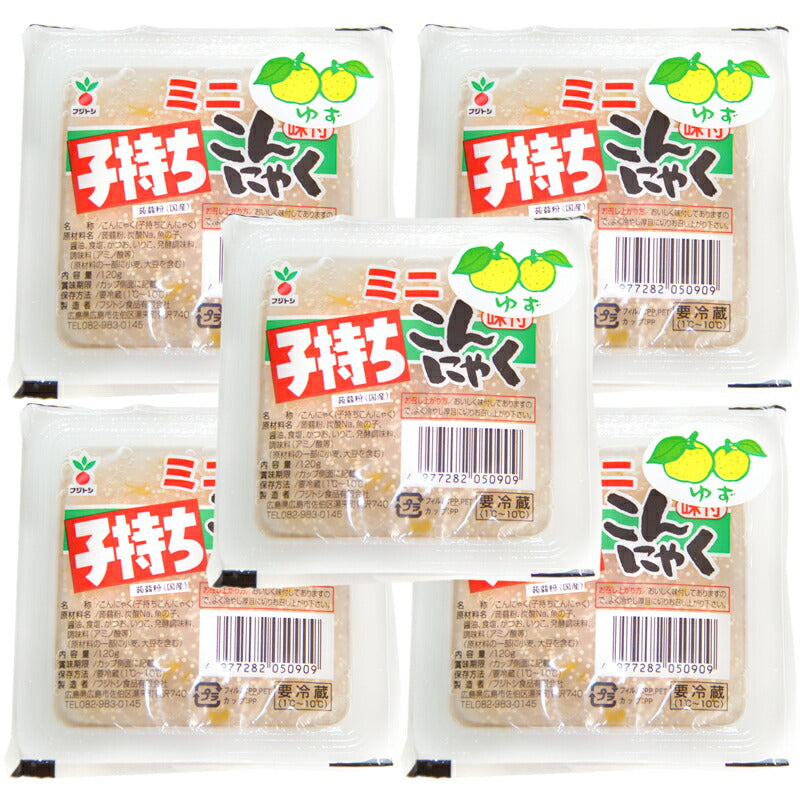 藤利食品 ミニ子持ちこんにゃく 柚子味 (120g)の商品画像