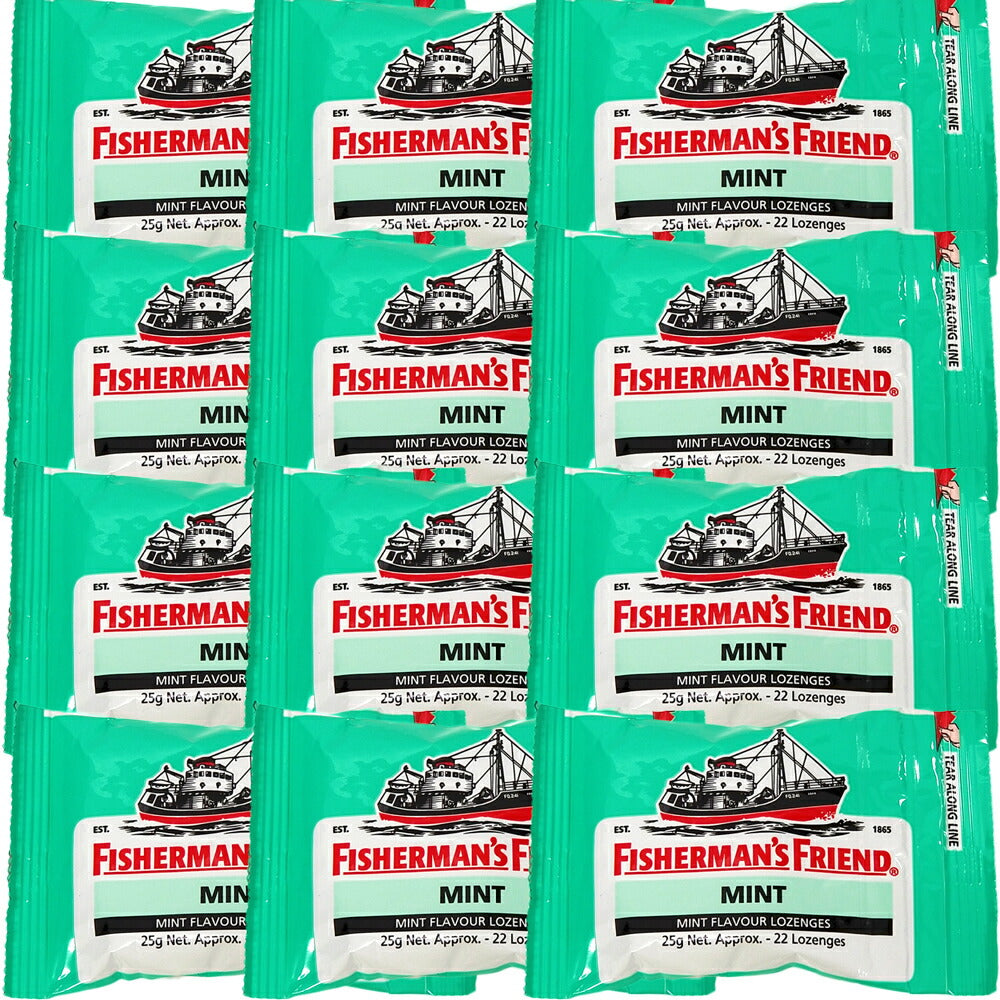 フィッシャーマンズ フレンド ストロング ミント (緑) 12袋セットの商品画像
