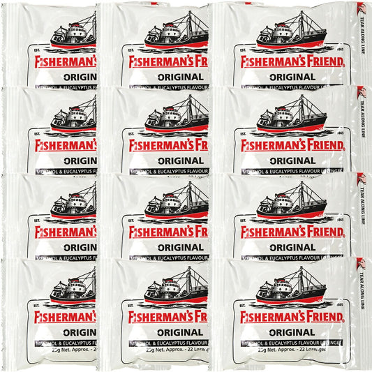 フィッシャーマンズ フレンド エクストラ ストロング ミント (白) 12袋セットの商品画像