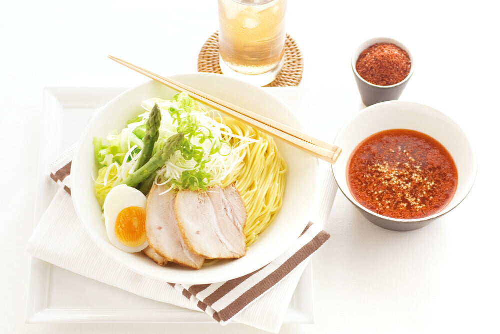 ぶち旨汁なし担々麺、広島流辛辛つけ麺 2種類6袋セット 半生熟成麺 2食入り