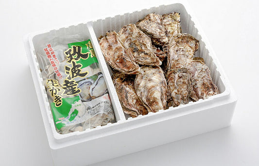 アミスイ むき身1kg + 殻付き牡蠣2kg(12～16個)の商品画像