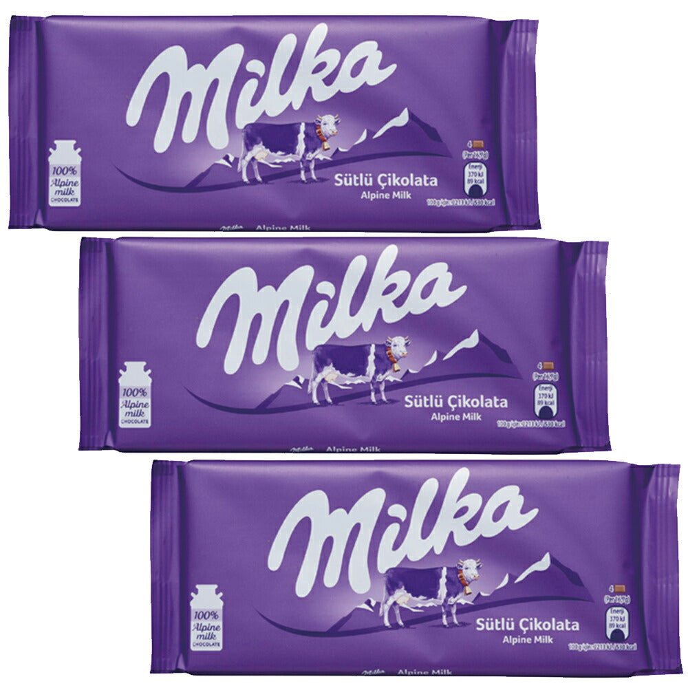 ミルカ チョコレート アルペンミルク １００ｇ ３個セット 送料無料 ドイツチョコ 世界のトップブランドの商品画像