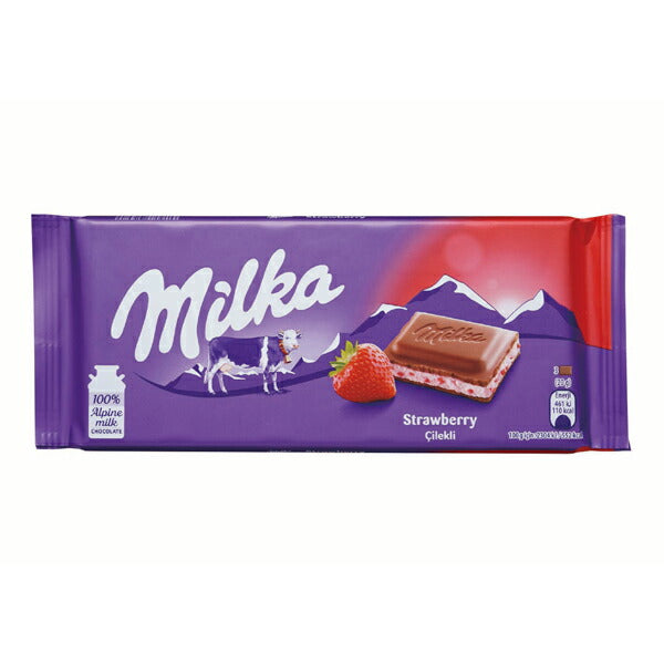 ミルカ チョコレート ストロベリー 100g 6個セット ドイツ
