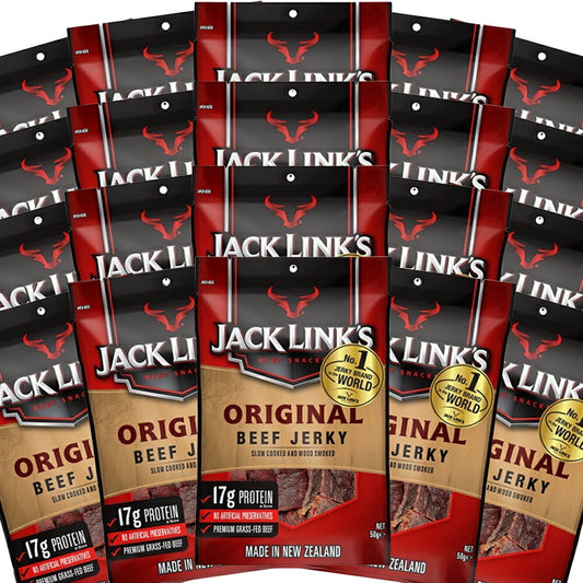 ジャックリンクス ビーフジャーキー オリジナル 20袋セット(50g×20) 送料無料 おつまみ USAジャーキーの商品画像