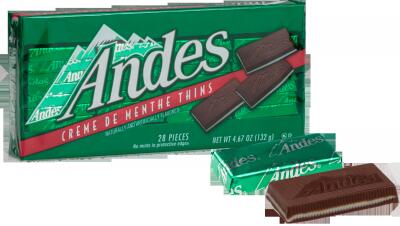アンデス チョコレート クリーム ミントシン 132g 5個セット 送料込み