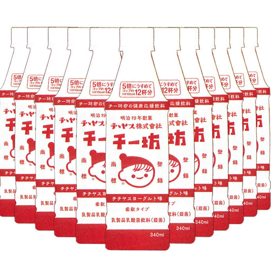 チチヤス チー坊 乳酸菌飲料 340ml 12本セット 希釈タイプ