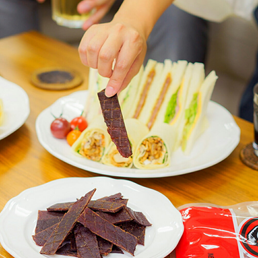 テングビーフジャーキー ミディアムチャンク レギュラー 150g ポストお届け便セット